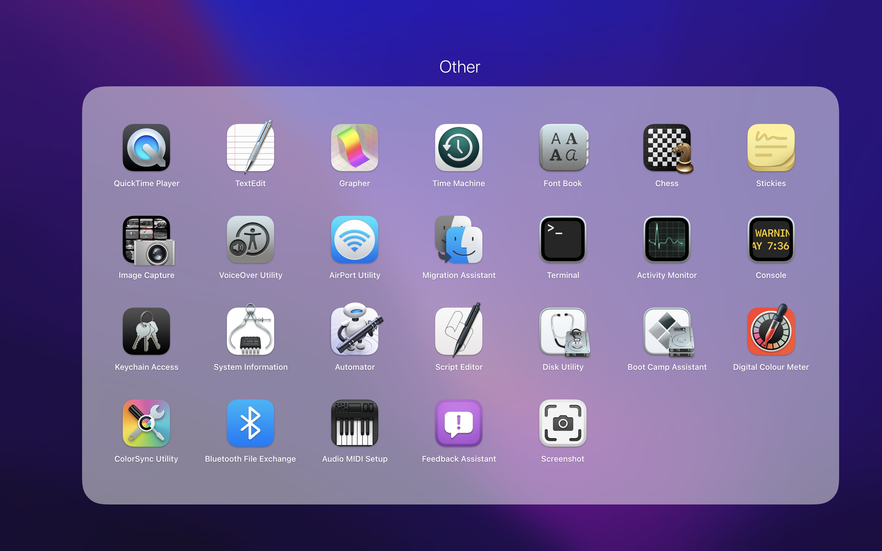 Screenshot on a Mac